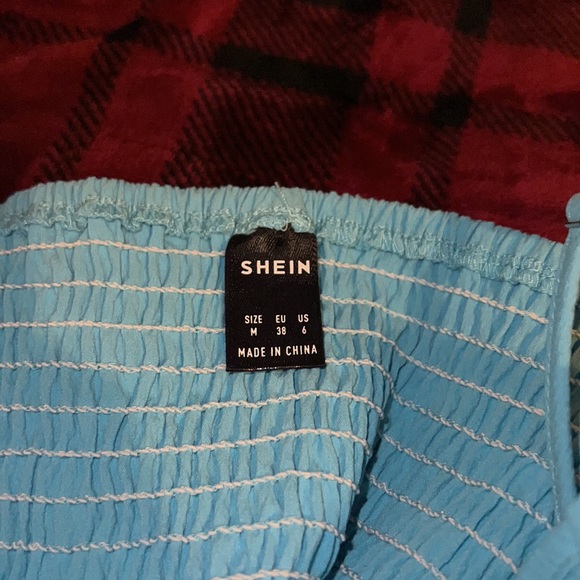 Blue Shein Dress, Size M - Picture 4 of 4